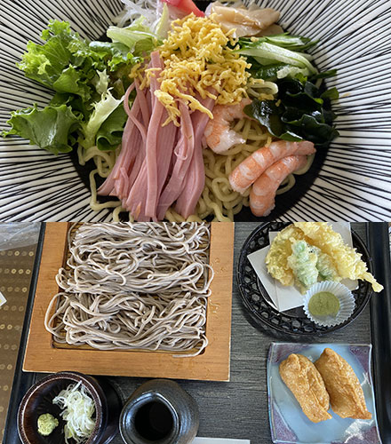 充実のレストランメニュー