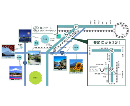 <#ゴルフと合わせて楽しめる周辺の観光情報#>